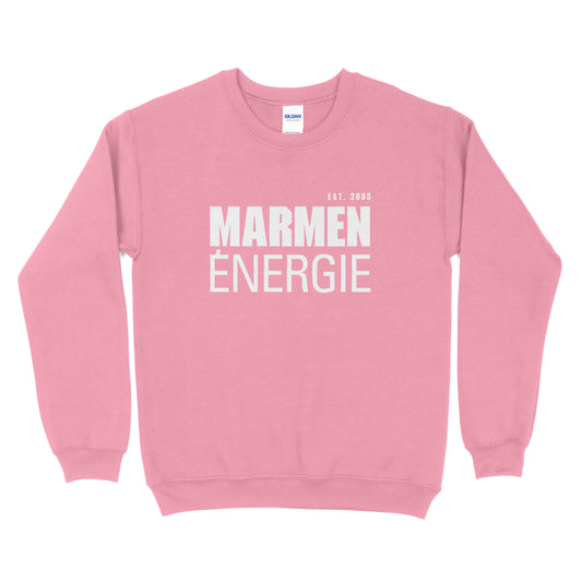 Crewneck Énergie Classique Rose et Blanc