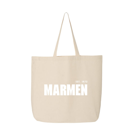 Tote Bag Classique Crème et Blanc
