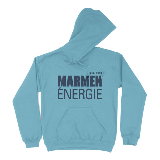 Hoodie Énergie Classique Bleu Ciel et Marin