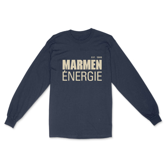 Longsleeve Énergie Classique Bleu Marin et Crème