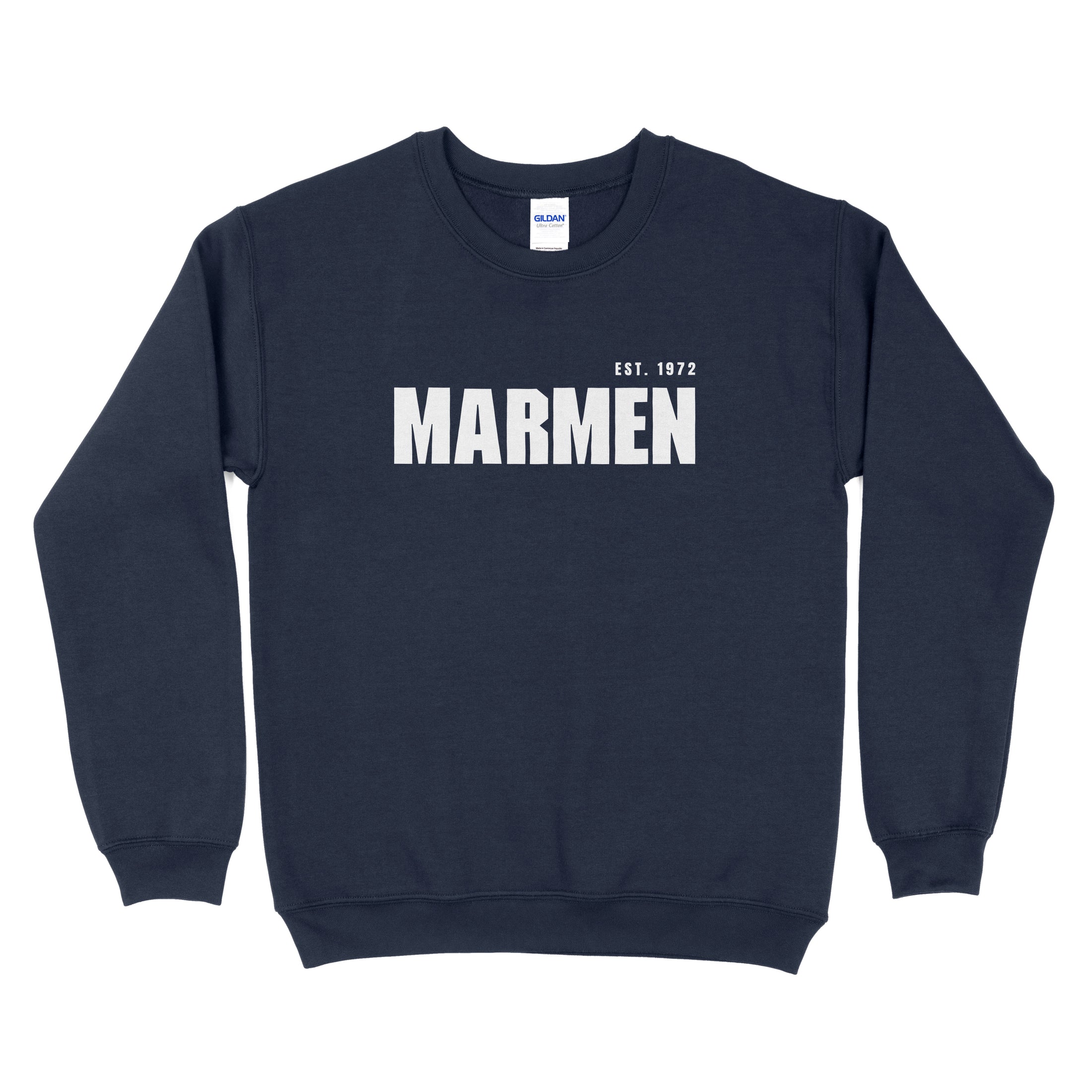 Crewneck Classique Bleu Marin et Blanc