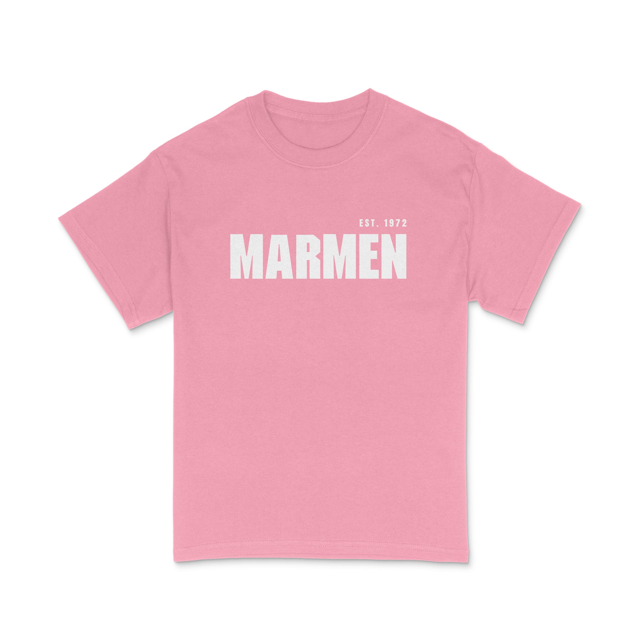 T-Shirt Classique Rose et Blanc