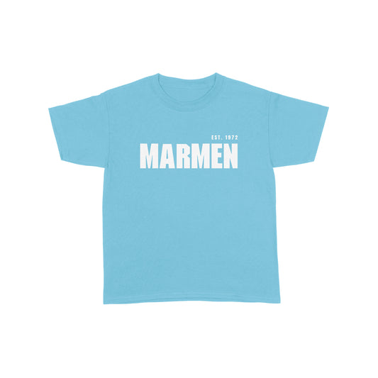 T-Shirt Junior Classique Bleu Ciel et Blanc