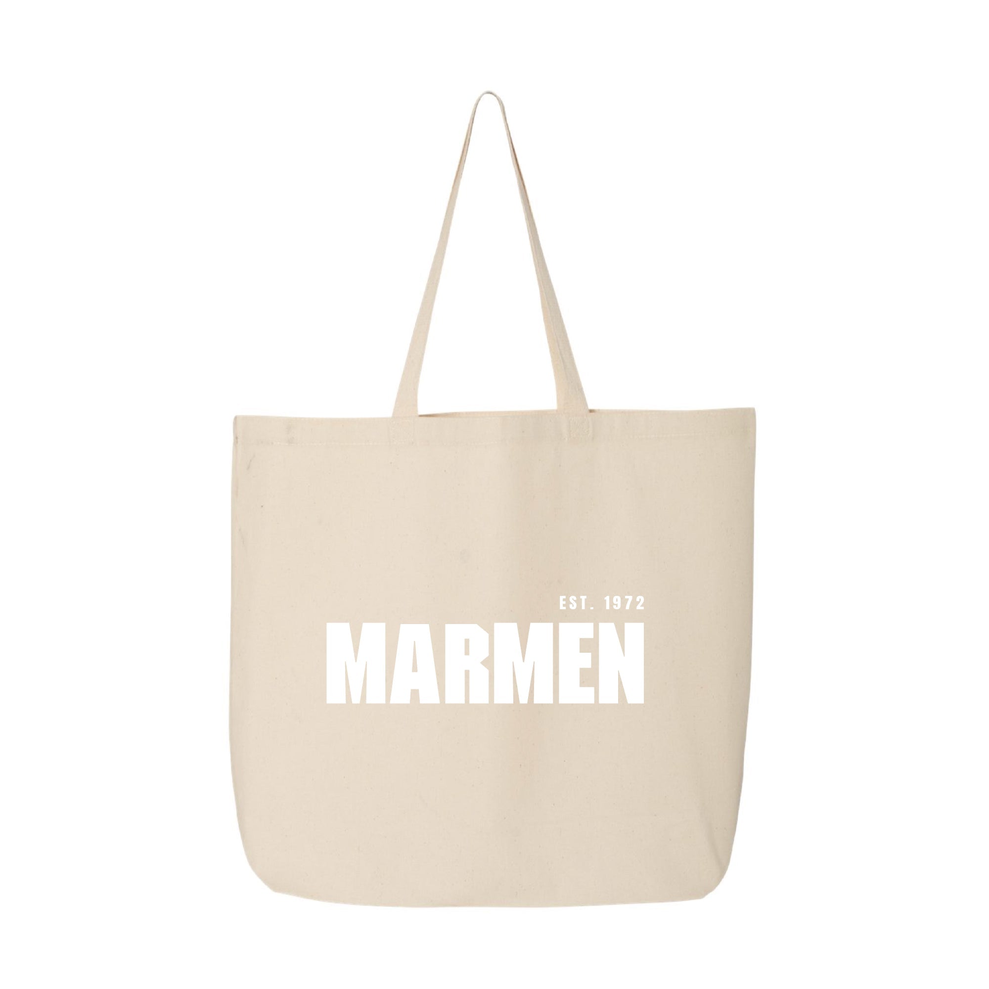 Tote Bag Classique Crème et Blanc