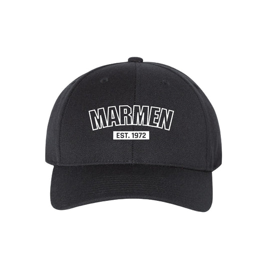 Casquette Snapback Université Noir et Blanc