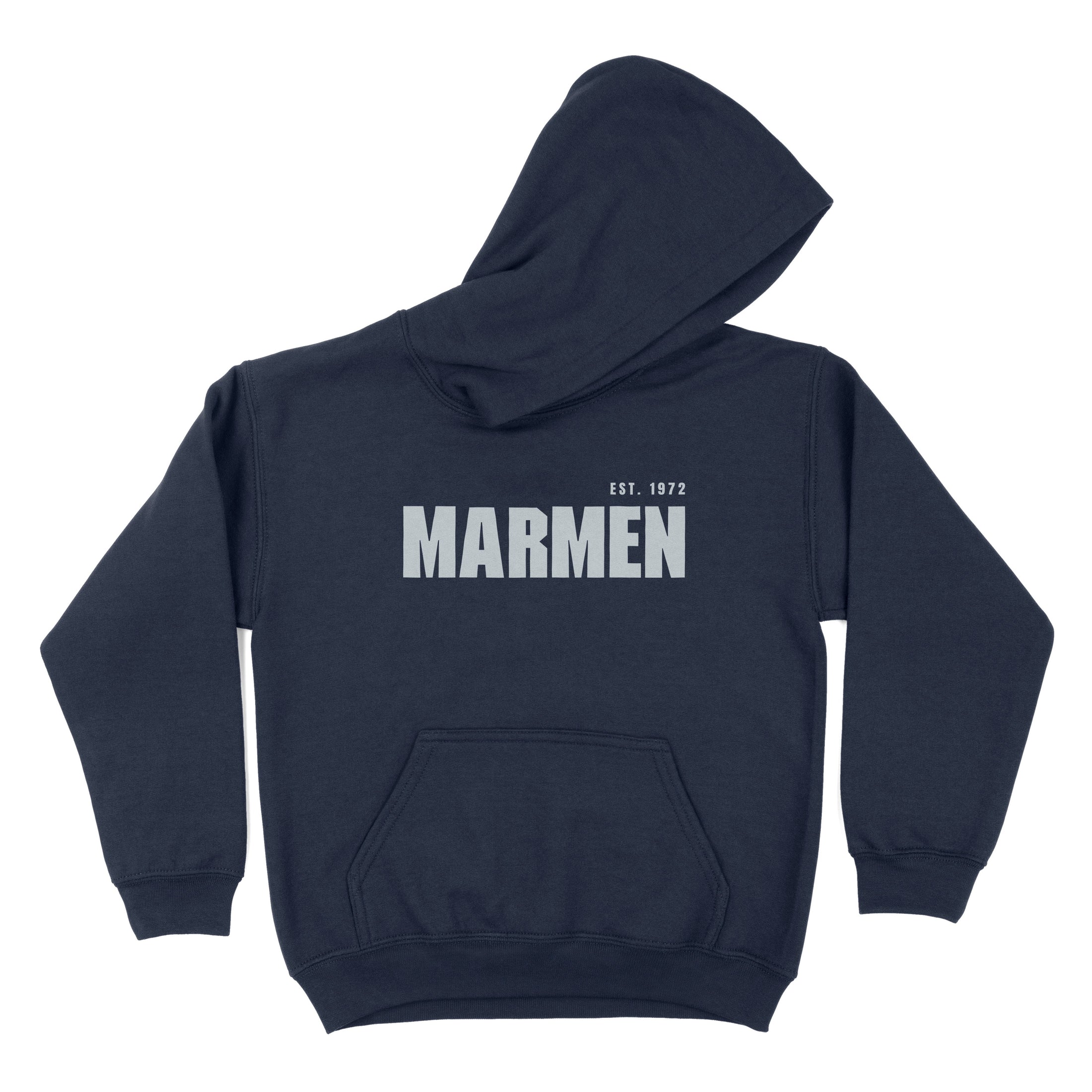 Hoodie Junior Classique Bleu Marin et Gris