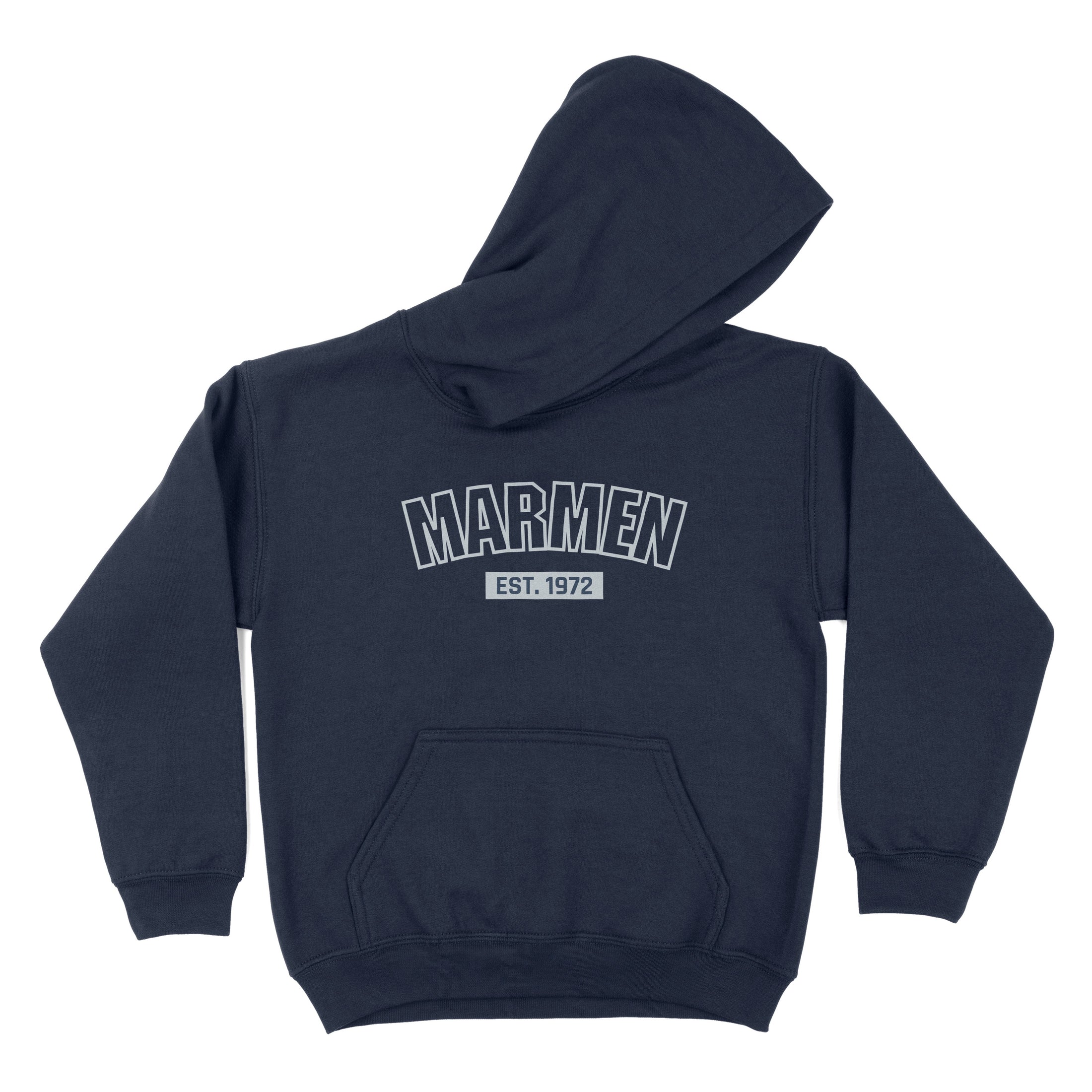 Hoodie Junior Université Bleu Marin et Gris