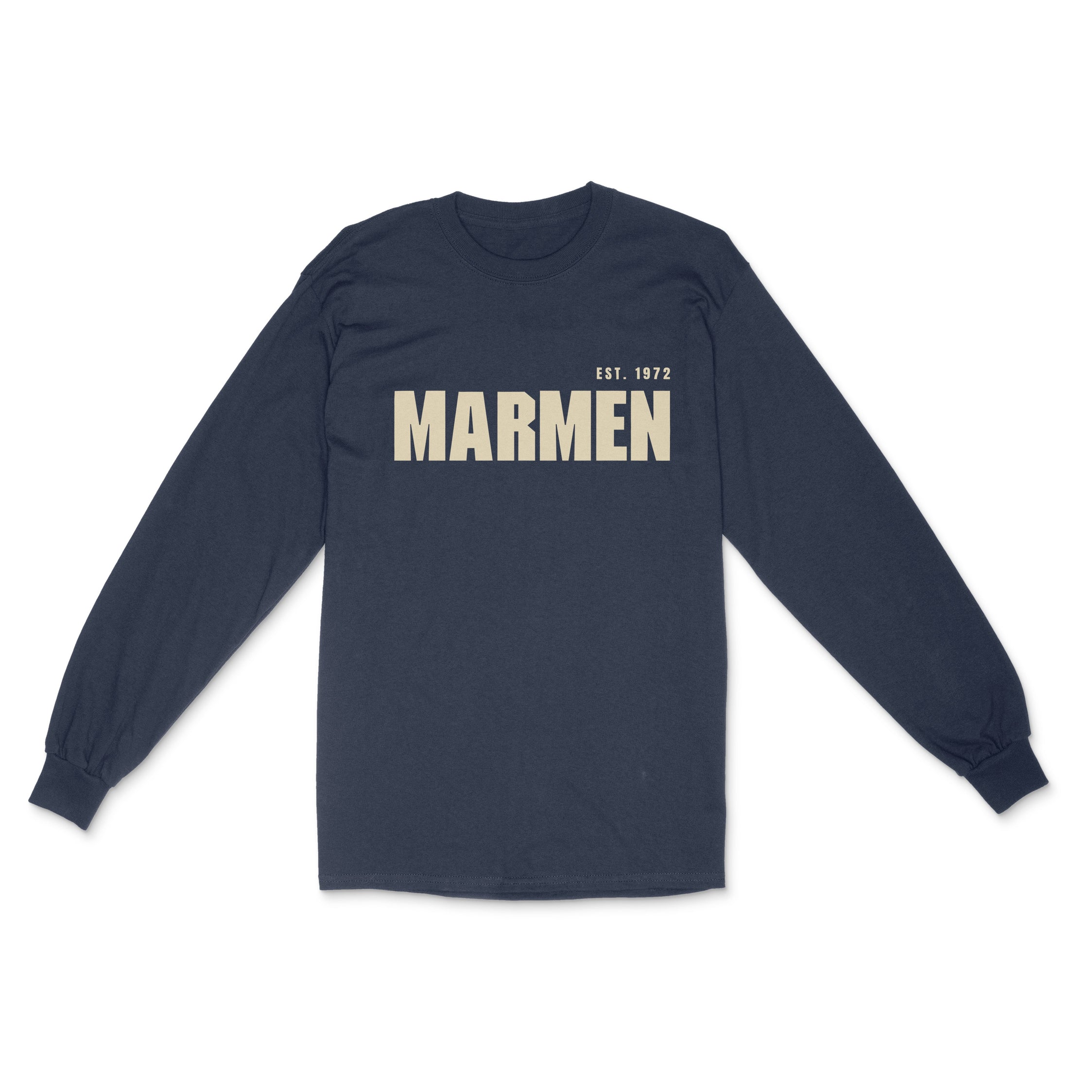 Longsleeve Classique Bleu Marin et Crème